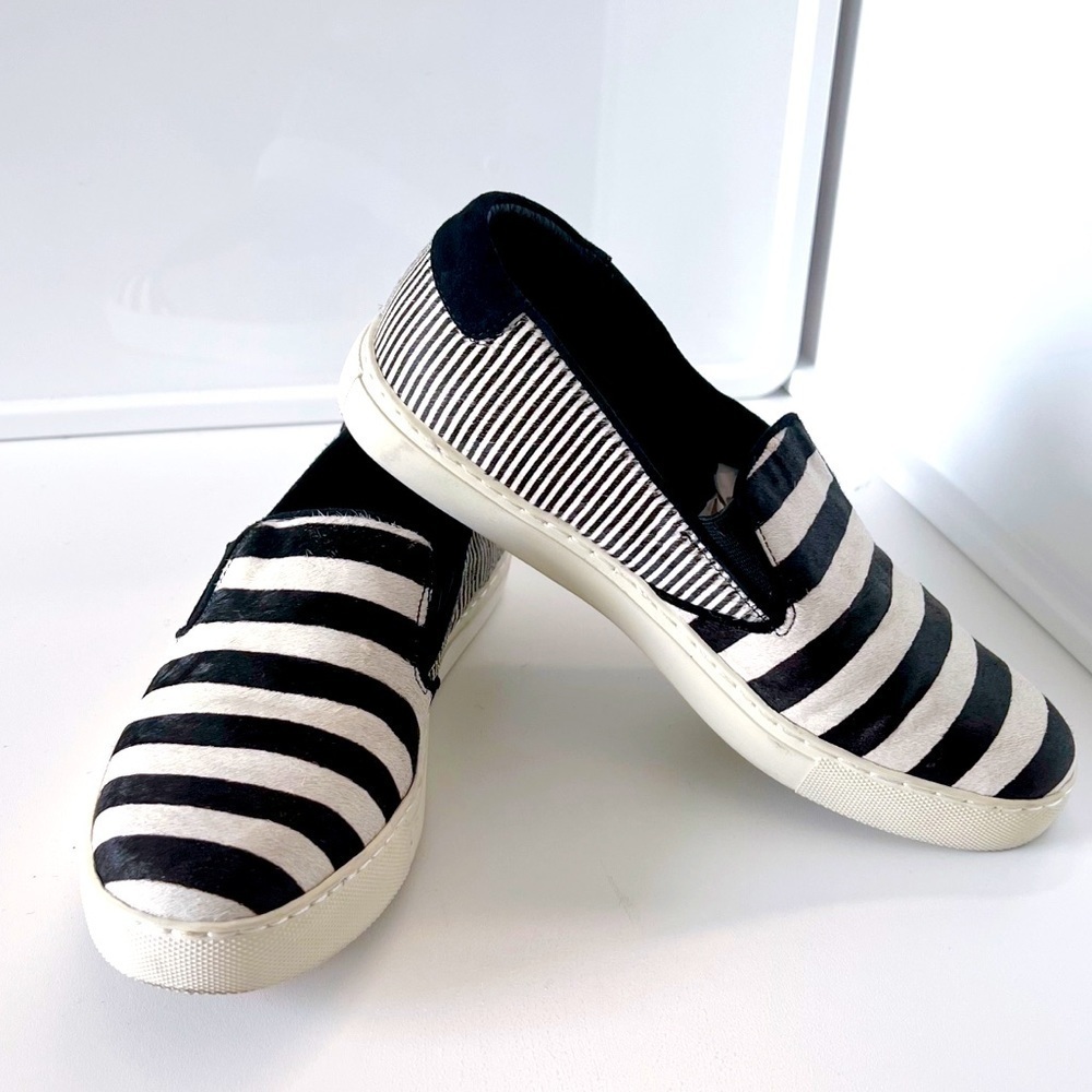 Kenneth Cole Real Cows Hair Pull On Shoes Loaffers sz. 7.5
